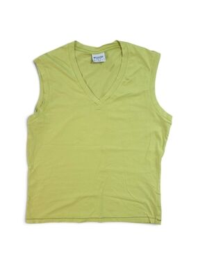 Columbia Women's Lime Green V-Neck Sleeveless Tank Size Medium